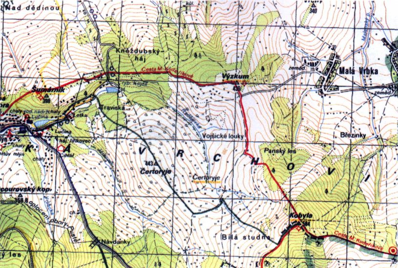 Sites of Botanical Interest in Moravia - The Bílé Karpaty Mts.